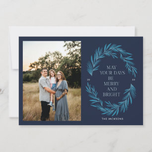 Moge uw dagen vrolijk en helder zijn feestdagenkaart