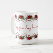 Moge uw dagen vrolijk en stralend zijn vakantie Mo Koffiemok (Voorkant links)