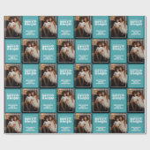 Moge uw dagen vrolijk helder zijn - 1 foto grillig cadeaupapier (Vlak)