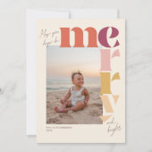 Moge uw dagen vrolijke kleurrijke kerst Kaart zijn (Voorkant)