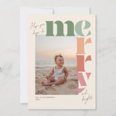 Moge uw dagen vrolijke kleurrijke kerst Kaart zijn (Voorkant)