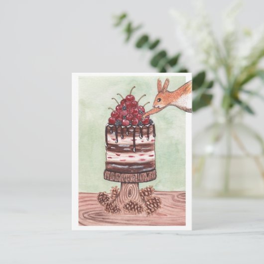 Moge uw feestdag Cherry en Bright zijn Briefkaart (Staand voorkant)