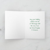 Moge uw feestdagen magisch zijn kaart (Binnen)