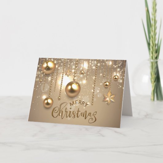 "Moge uw Feestdagen sprankelen" Grappige kerst Kaart (Voorkant)