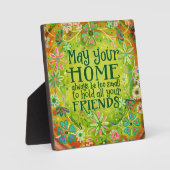 Moge uw huis altijd te klein zijn Saint Paddy's Fotoplaat (Voorkant)