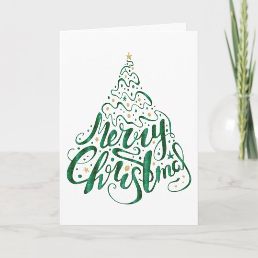 Moge uw Kerst vlammen Kaart (Voorkant)