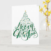 Moge uw Kerst vlammen Kaart (Gele Bloem)