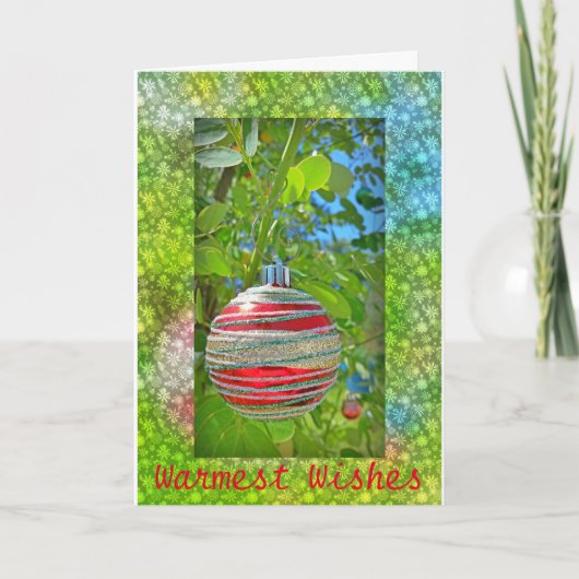 Moge uw kerst vrolijk en stralend wenskaart zijn feestdagen kaart (Voorkant)