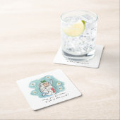 Moge uw kerstfeest buiten deze wereld zijn kartonnen onderzetters (Insitu)