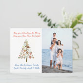 Moge uw kerstfeest prettig zijn - kerstkaart (Staand voorkant)