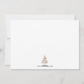 Moge uw kerstfeest prettig zijn - kerstkaart (Achterkant)