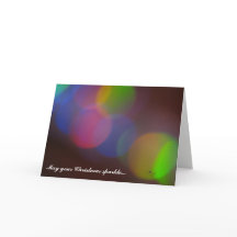 Moge uw kerstsprankeling... Kaart voor Kerstmis