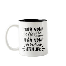 Moge uw koffie een steviger scheldspel zijn