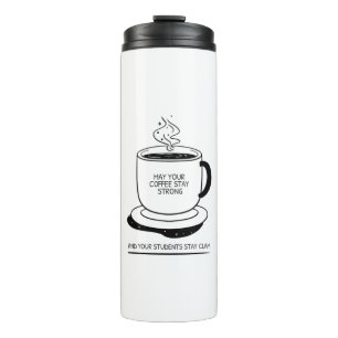 Moge uw koffie sterk zijn en uw studenten worden g thermosbeker