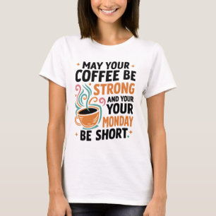 Moge uw koffie sterk zijn - Koffie T-shirt Gift
