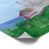 Moge uw licht anderen door de duisternis leiden poster (Hoek)