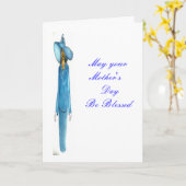 Moge uw Moederdag gezegend worden. Kaart (Gele Bloem)