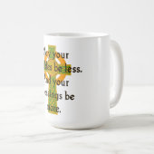 Moge uw problemen minder zijn - Ierse prijsopgave Koffiemok (Voorkant rechts)