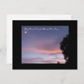 Moge uw reizen u vreugde brengen briefkaart (Voorkant / Achterkant)