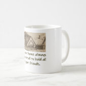 Moge uw thuisadres altijd te klein zijn - Startpri Koffiemok (Voorkant rechts)