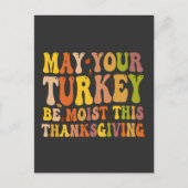 Moge uw Turkije zich tegen deze Thanksgiving verze Briefkaart (Voorkant)