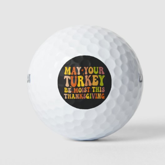 Moge uw Turkije zich tegen deze Thanksgiving verze Golfballen (Voorkant)