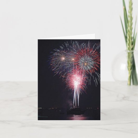 Moge uw vierde juli... kaart (Voorkant)