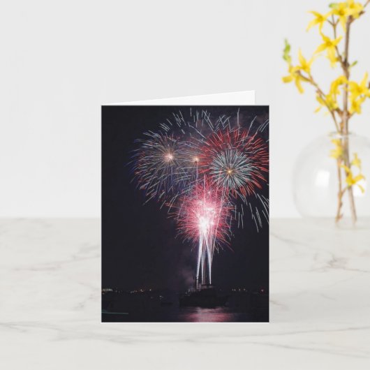 Moge uw vierde juli... kaart (Gele Bloem)