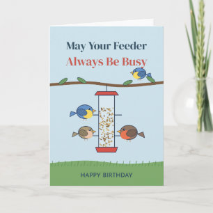 Moge Uw Voederbak Altijd Vol Zijn Vogel Verjaardag Kaart