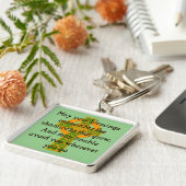 Moge uw zegeluitval - Ierse prijsopgave Sleutelhanger (Zijkant)