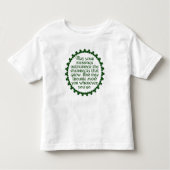 Moge uw zegeningen de shamrocken overtreffen, Iers Kinder Shirts (Voorkant)