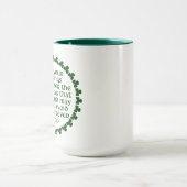 Moge uw zegeningen de shamrocken overtreffen, Iers Mok (Midden)