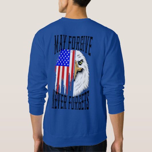 Moge vergeven, nooit vergeten Eagle sweatshirt (Achterkant)