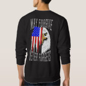 Moge vergeven, nooit vergeten Eagle sweatshirt (Achterkant)