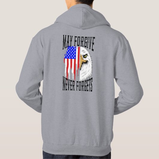 Moge vergeven, nooit vergeten Eagle sweatshirt (Achterkant)