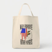 Moge vergeven, vergeet nooit Eagle Canvas tas (Voorkant)