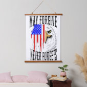 Moge vergeven, vergeet nooit Eagle Hangend Wandkleed (Slaapkamer)