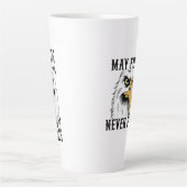 Moge vergeven, vergeet nooit Eagle Latte Mok (Voorkant)