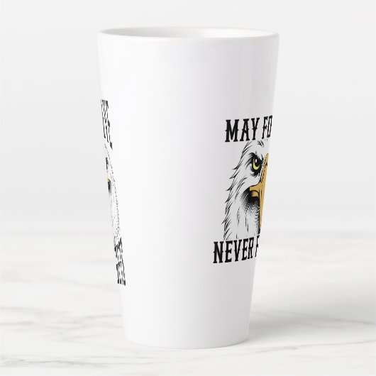 Moge vergeven, vergeet nooit Eagle Latte Mok (Voorkant)