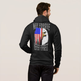 Moge vergeven, vergeet nooit Eagle Rits Hoodie