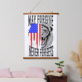 Moge vergeven, vergeet nooit leeuw hangend wandkleed (Slaapkamer)