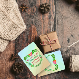 MOGE VREDE UW CADEAU ZIJN OP KERSTMIS KAART