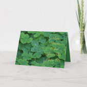 Moge zij die van ons houden, van ons houden. feestdagen kaart (Voorkant)