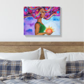 Mogelijk gemaakt 2 door Rita Loyd Canvas Afdruk (Insitu (Slaapkamer))