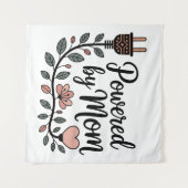 Mogelijk gemaakt door mama wandkleed (Voorkant (horizontaal))