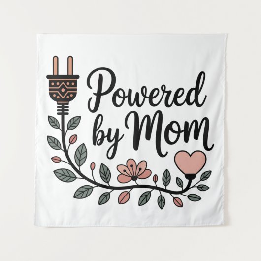 Mogelijk gemaakt door mama wandkleed (Voorkant)