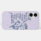 Mogelijk met geloof - Chamomile Quote Case-Mate iPhone Case (Achterkant (horizontaal))