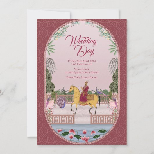 Mogelijk ontwerp bruiloft uitnodiging (Voorkant)