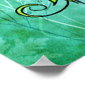 Mogelijke bloemen Suikerhuid Poster/Afdruk Poster (Hoek)