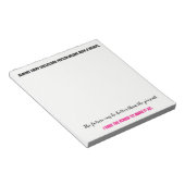 Mogelijke ideeën notitieblok (Schuin)